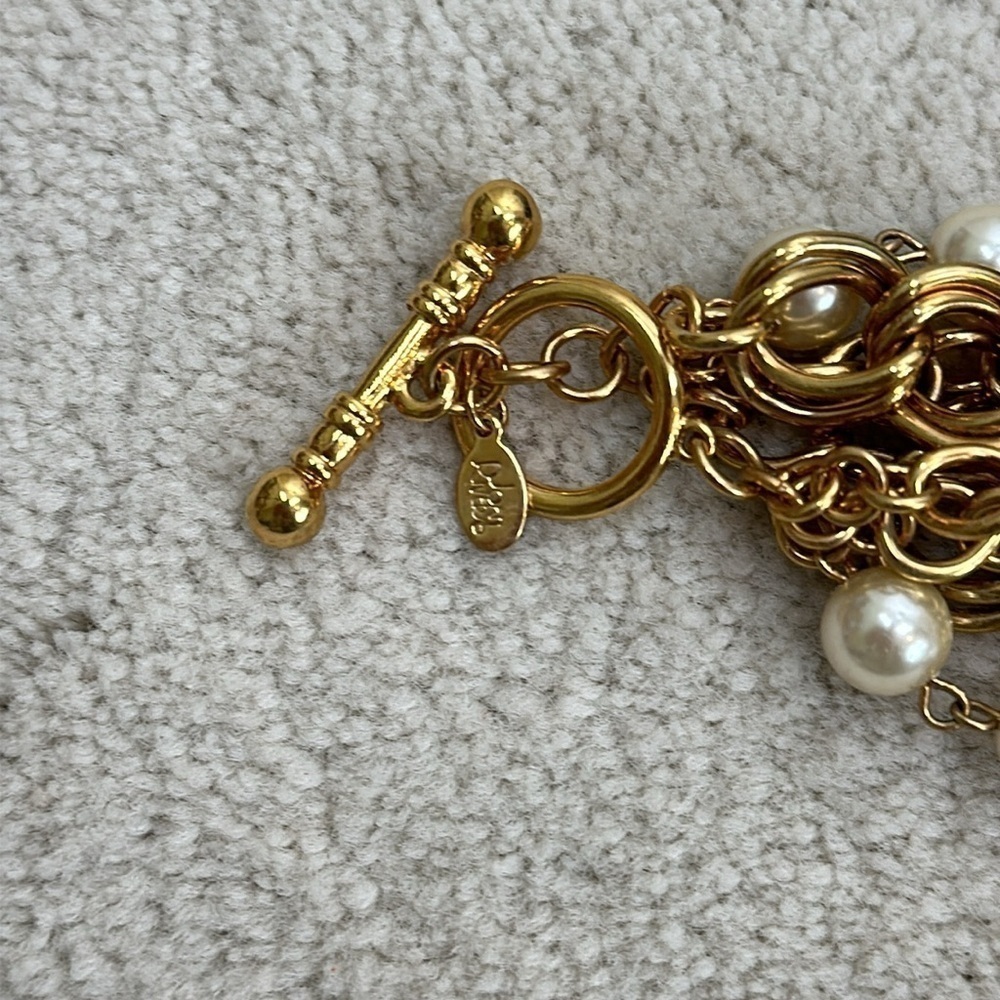 Joan Rivers Classics Signed Faux Pearl & Gold Tone Layered 4-in-1 Necklace NIB - Picture 8 of 8